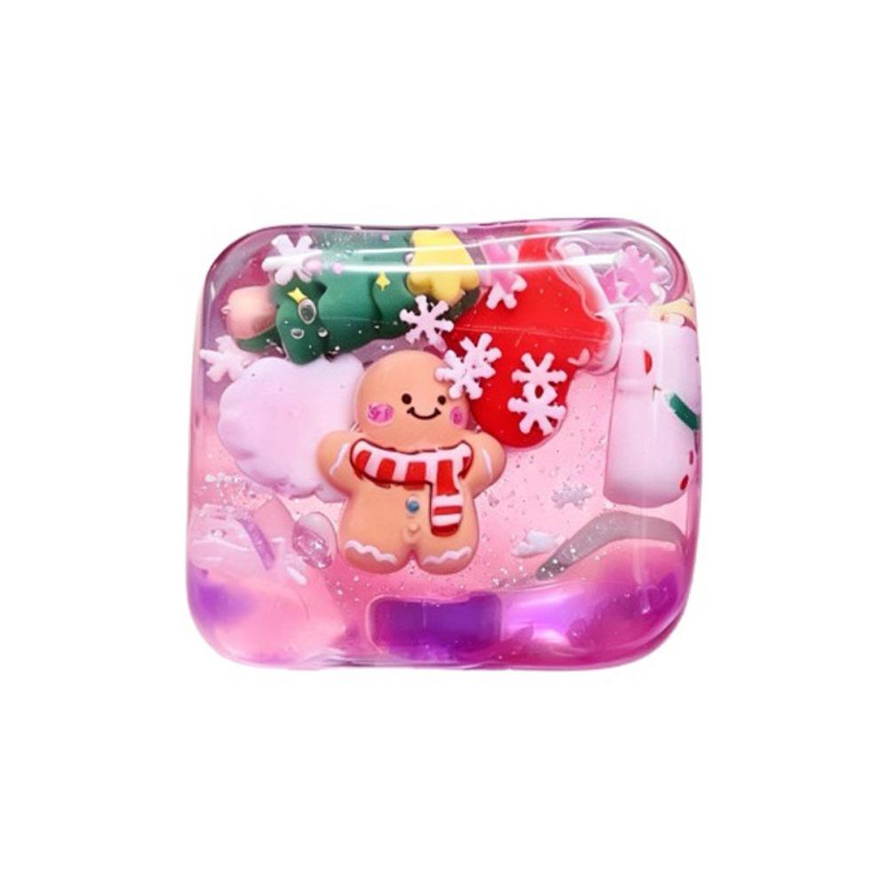 Cubic Shape Maltose Fidget Toys Christmas Theme Anti-stress Sensory Toy  Holiday Gifts