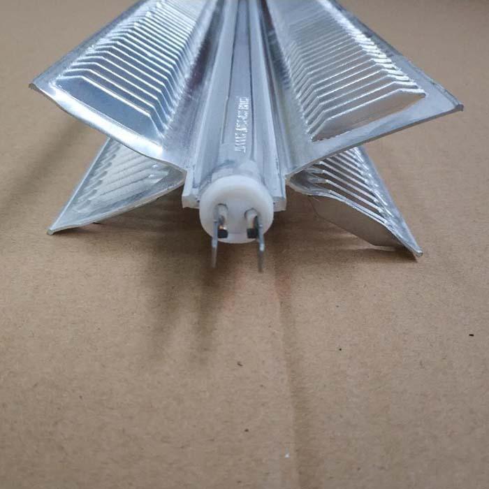 617MM 2000W křížová topná trubice typ X čistý hliník integrovaná elektrická topná trubice topidlo topidlo lištový drát topný prvek