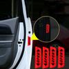 4PCS Car Door Open Reflective Universal Stickers Auto Exterior Night Reflection Warning Tape Colorful Safety Warning Reflective