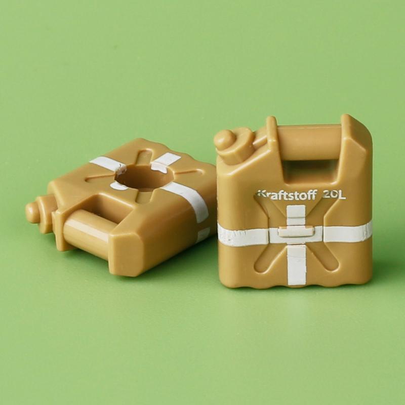 WW2 Military Oil Drum Fuel Tank War Scene Soldiers SWAT Figures Accessories Sandbag Bricks Toys Compatible Children Gift