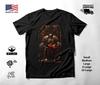 Armored Skeleton King Skull Throne T-Shirt Black Unisex S-2XL
