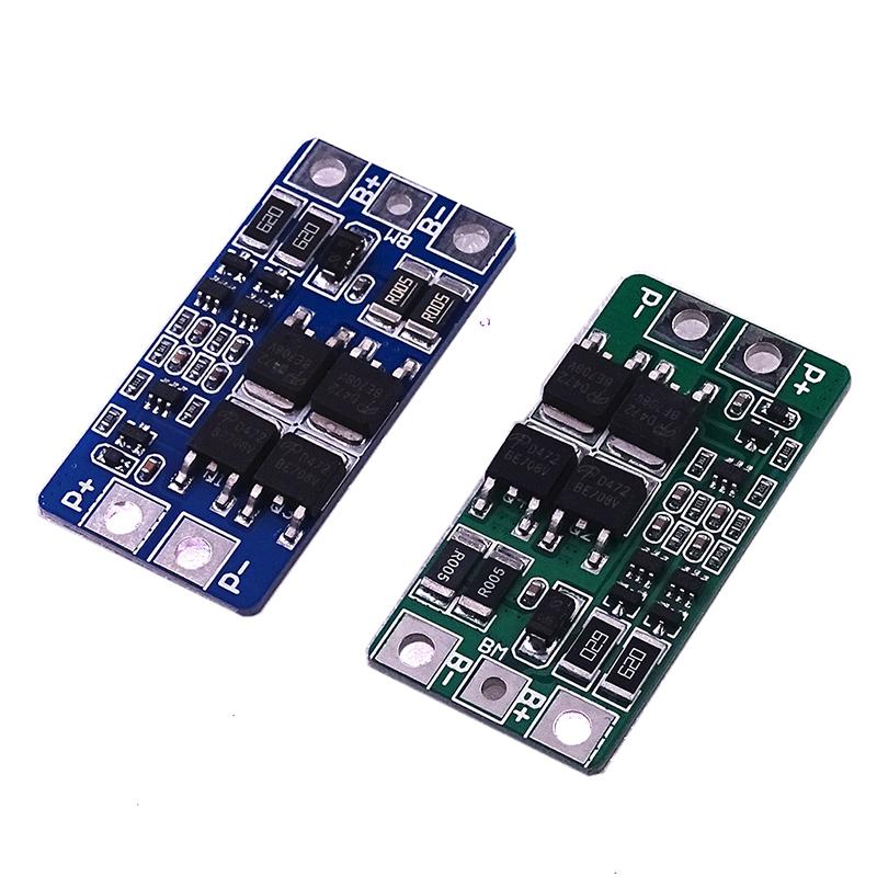 2S 10A 8.4V 7.4V 18650 Lithium Battery Protection/Lithium Iron Phosphate Board BMS PCM PCB Li-ion Lipo 2 Cell Pack Module