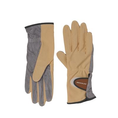 Dunlop Tennis Gloves Holes On the Front Fingers or Both TGG0115W Beige M Women's (No Palm) (for Hands)