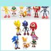 Sonic The Hedgehog Figures Pvc Collectible Ornaments For Kids And Fans