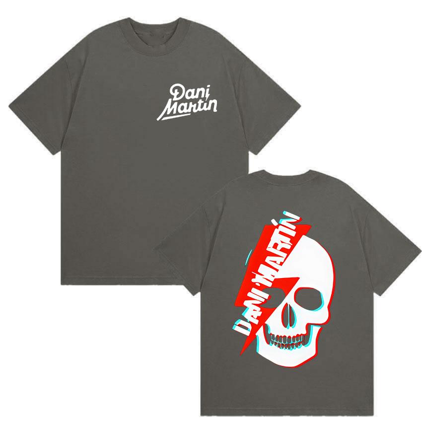 Rock Band Dani Martin Tour 2026 Merch T Shirt Mens Vintage Gothic Oversized Cotton Tshirts Man Hip Hop Punk Clothing Tshirt