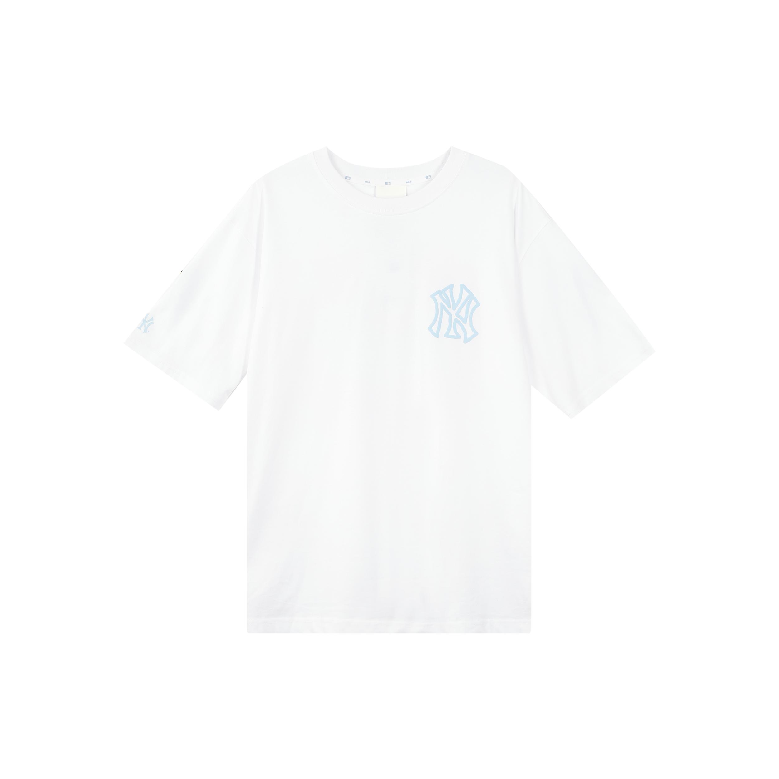 MLB Set-in Sleeve T-Shirt Unisex White 31TSP3131-50W XS