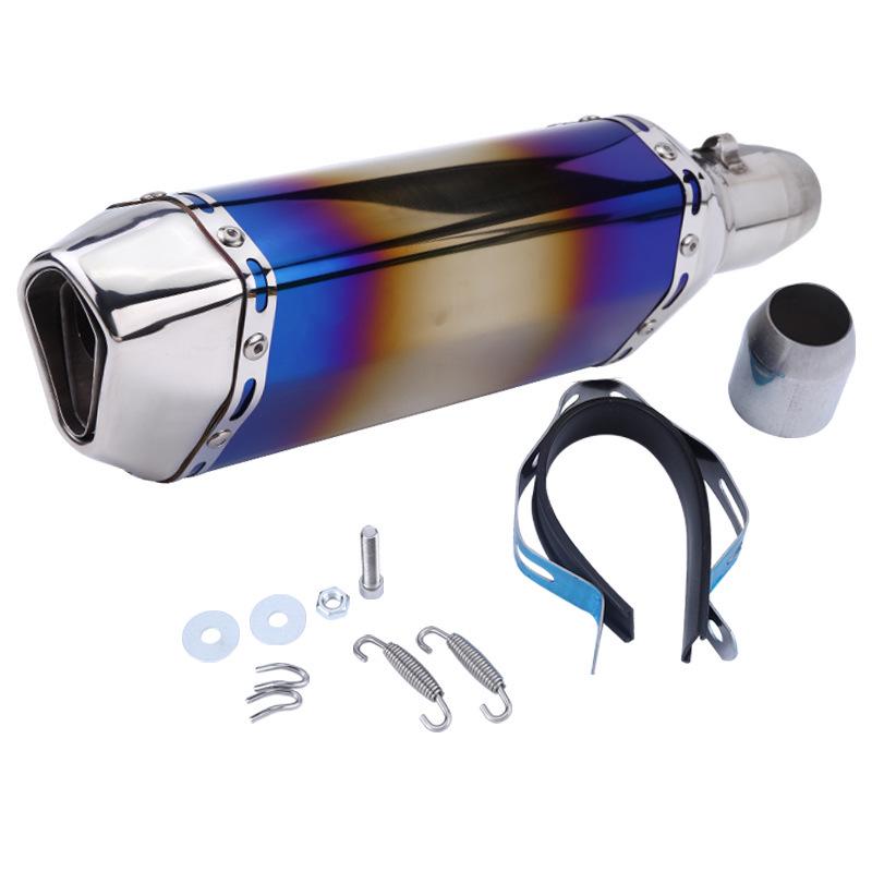 Kawasaki Fuxi Hexagonal Universal Racing Exhaust for Huanglong 600 Scorpio Motorcycle
