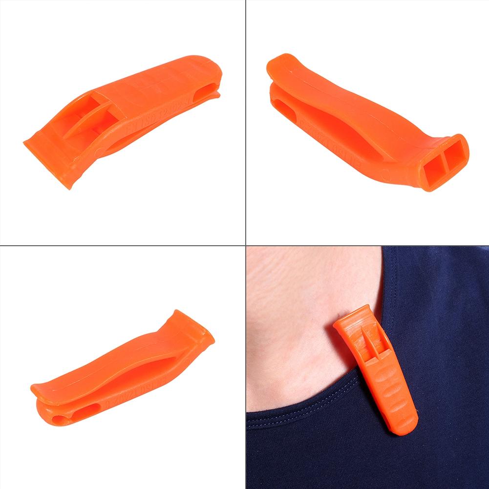 8 x Outdoor Camping Hiking Rescue Emergency Survival Marine Safety Whistle Clip