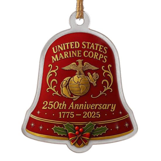 U.S. 250th Anniversary Bell Ornament Commemorative Doorbell of The United States Christmas Tree Hanging Ornament Patriotic Gifts for Collectors