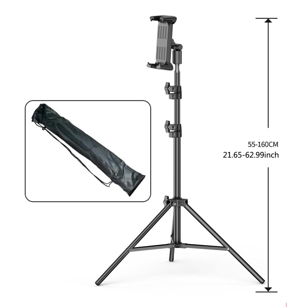 Xnyocn Tripod Floor Tablet Stand Adjustable Holder Mount Support for iPad Air Pro 12.9 Mini Xiaomi 4-13 Inch Lazy Holder Bracket