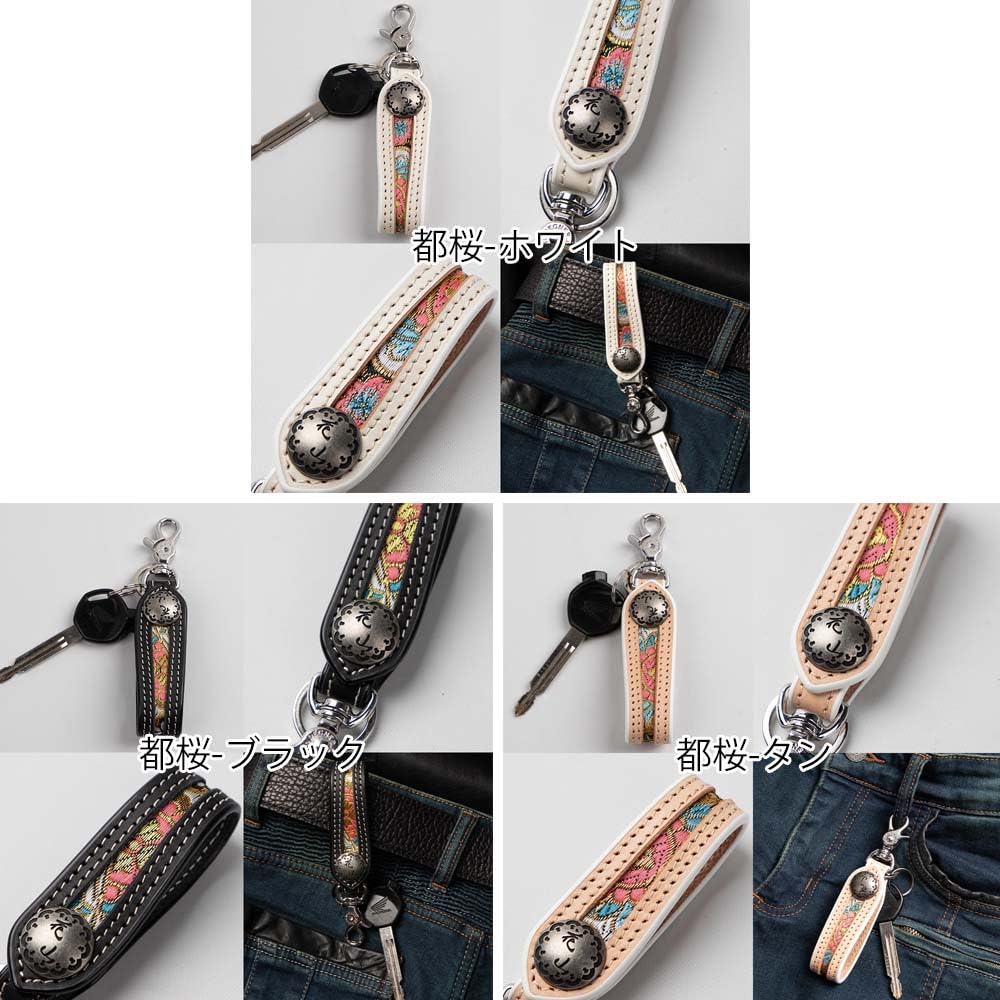 Hanayama Keychain Motorcycle Supplies [Degner] K-70K (Miyakozakura-Black)