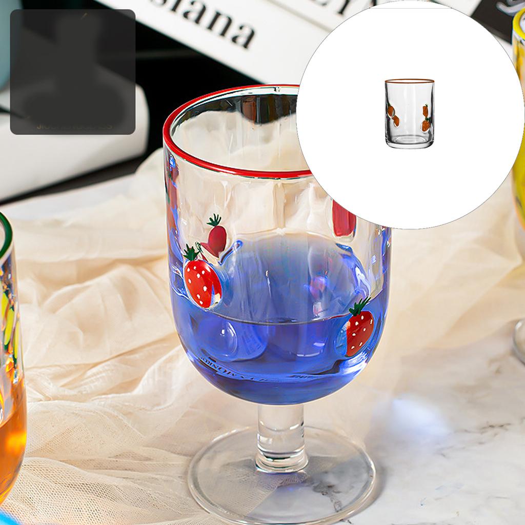 Multifunctional Fruit Glass Cup for Juice Coffee and Cocktails Fashion Design User Friendly and Safe Construction