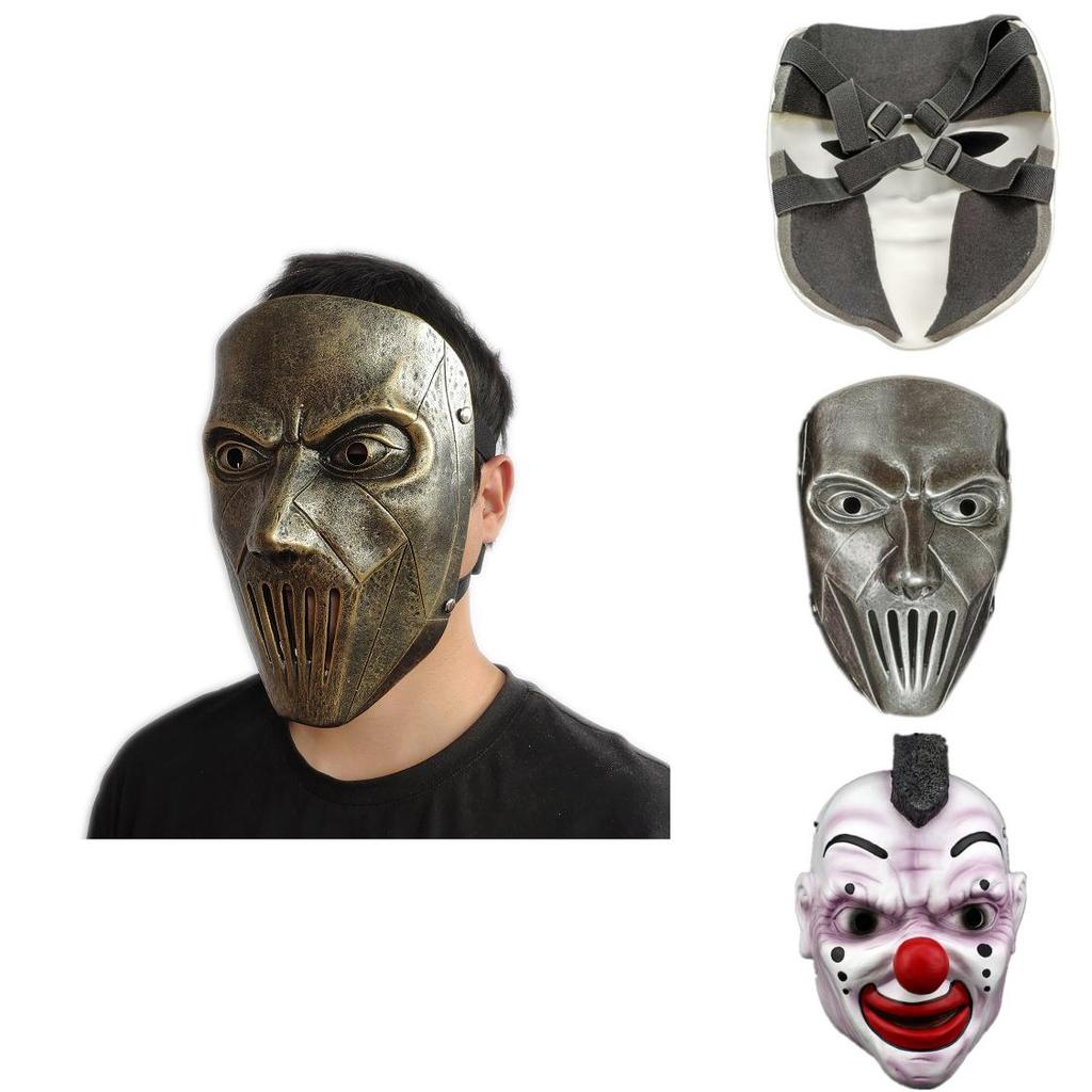 Slipknot Mask With Clown And Drummer Faces For Halloween And Themed Events