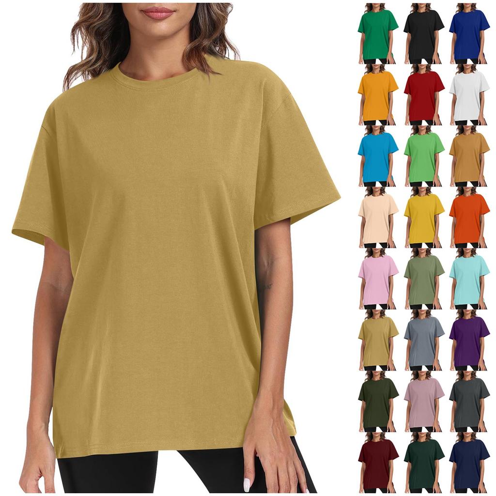 T Shirts Short Sleeve Tees For Women Fashion Tops Lightweight Soft Casual Summer Outfits Clothes