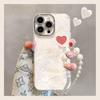 Korean Style Heart Chain Case for iPhone 13-17 Pro Max
