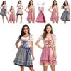 Vintage Inspired Women Dirndl Dress Perfect For Oktoberfest And Carnival Festivities
