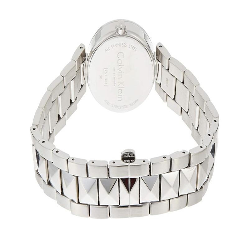 Calvin Klein / Watch Quartz Movement Steel Strap 30mm Bla Dial Women's Watch 30 Meters Waterproof K5T33141
