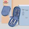 THREE SEVEN 7-Piece Stainless Steel Manicure Set