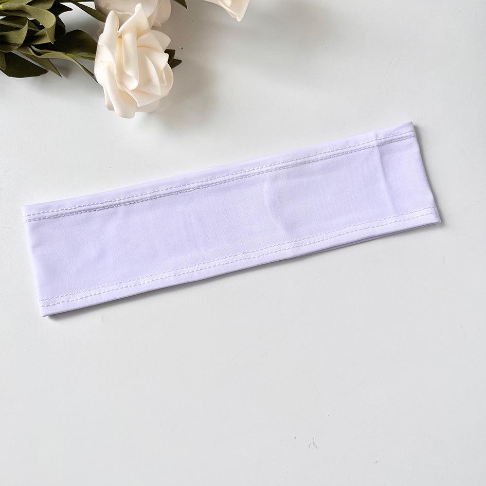 Bentiță Yoga Mătase de Gheață Transfrontalieră: Bentiță de transpirație de culoare uni pentru fitness, spălarea feței și prinderea părului