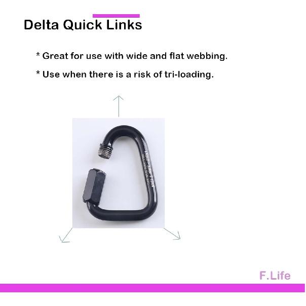 

Воздушные петли для петель Черный бодилуп Конторсия 2 пары Дельта Быстрое звено такелажная фурнитура Безопасно black-8ft