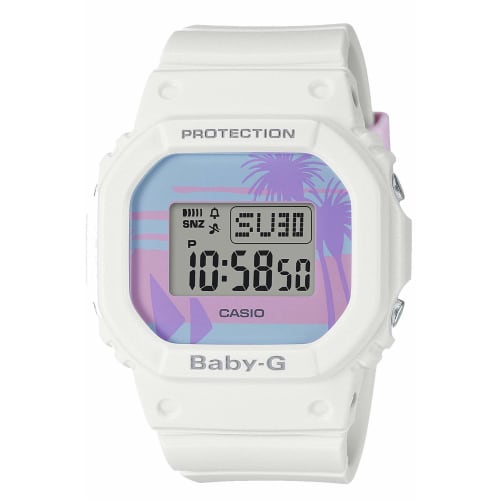 

Женские белые часы Casio Baby-G 80 s Beach Colors BGD-560BC-7JF