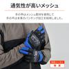 Daytona Motorcycle Gloves Summer Mesh Leather (Goat Leather) Carbon Protector