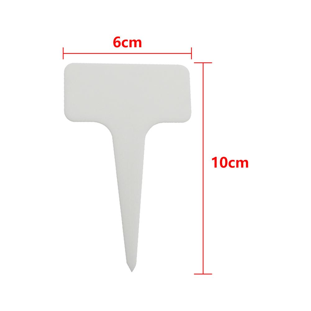20/100Pcs Garden Plant Labels T-Type Flower Tags Plastic Nursery Seedling Tray Signs Waterproof Bonsai Varieties Tagging Markers
