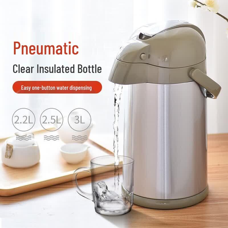 SHIMIZU Air Pressure Stainless Steel Thermos