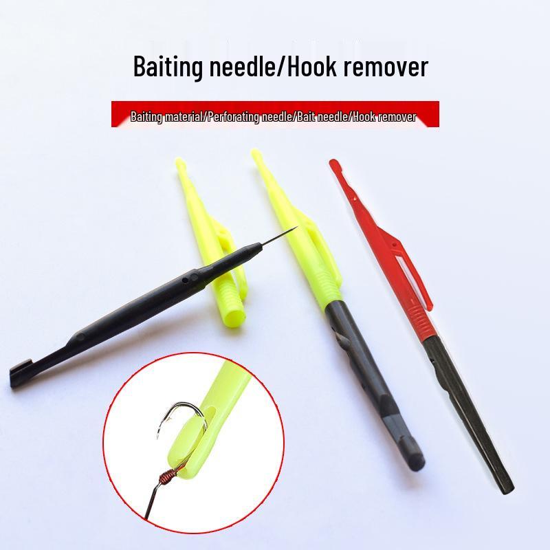 Multifunctional Hook Remover, Bait Needle, and Fish Gripper