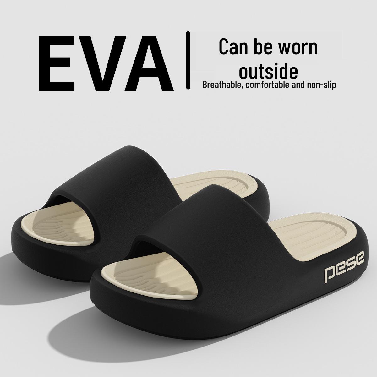 2026 Summer EVA Thick Sole Non-Slip Slippers - Couple s Indoor/Outdoor Sandals