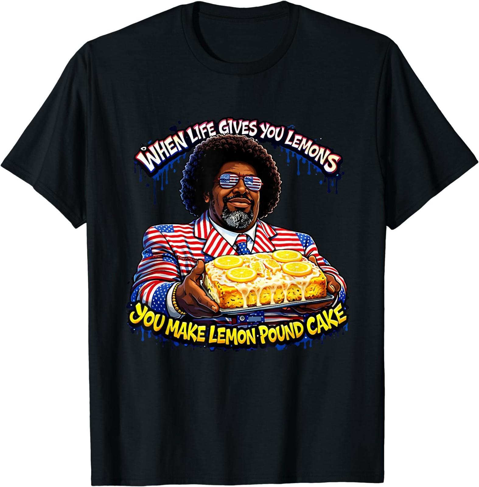 When Life Gives You Lemons You Make Lemon Pound Cake Afroman T-Shirt S разноцветный