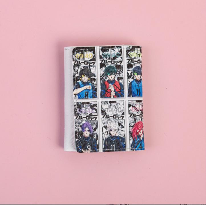 

2024 Милый аниме кошелек-картхолдер с множеством отделений для карт и монетницей для студентов и детей