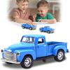 Little Blue Truck Toy for Toddlers 2 3 4 5 6 7 8 Year Old Boys Girls,1:32 Alloy Toddlers Car Toy Driveable,Car Door Can Open,Toy Trucks for Kids
