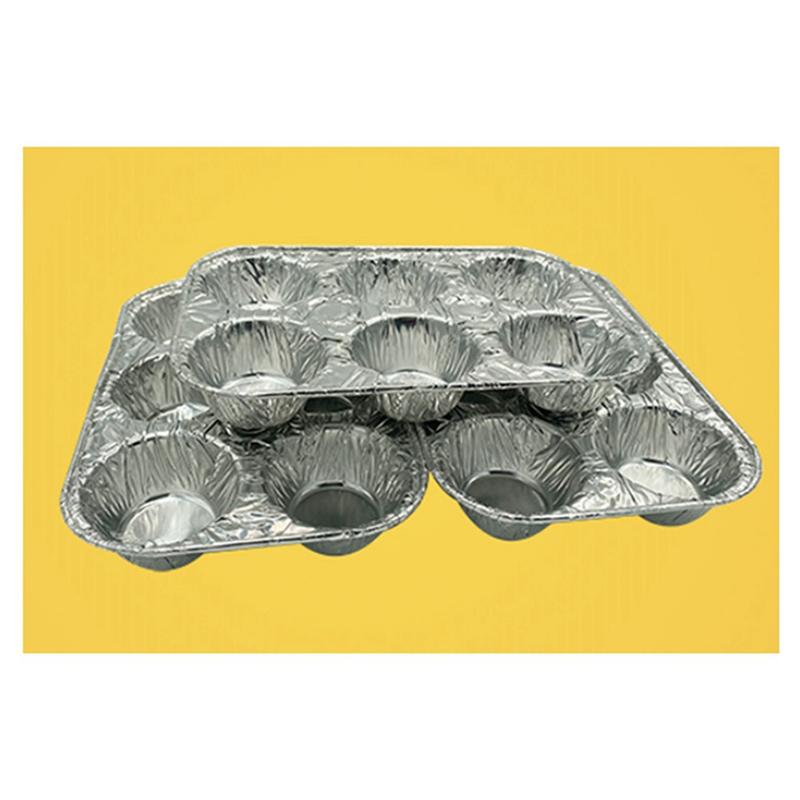 Good-20 Pack 6-Cup Aluminum Muffin Pans Cupcake Aluminum Pans Accessory Parts Favorite Muffin Size For Baking Cupcakes
