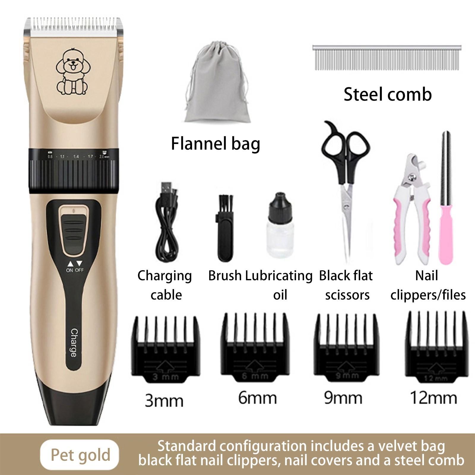 Электрическая машинка для стрижки шерсти животных Собачья бритва Электрическая стрижка шерсти собаки Инструмент для удаления шерсти Машинка для стрижки 1 мл One Size