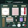 Chinese Painting Starter Kit for Elementary Students: 12-24 Color Pigments & Supplies Set