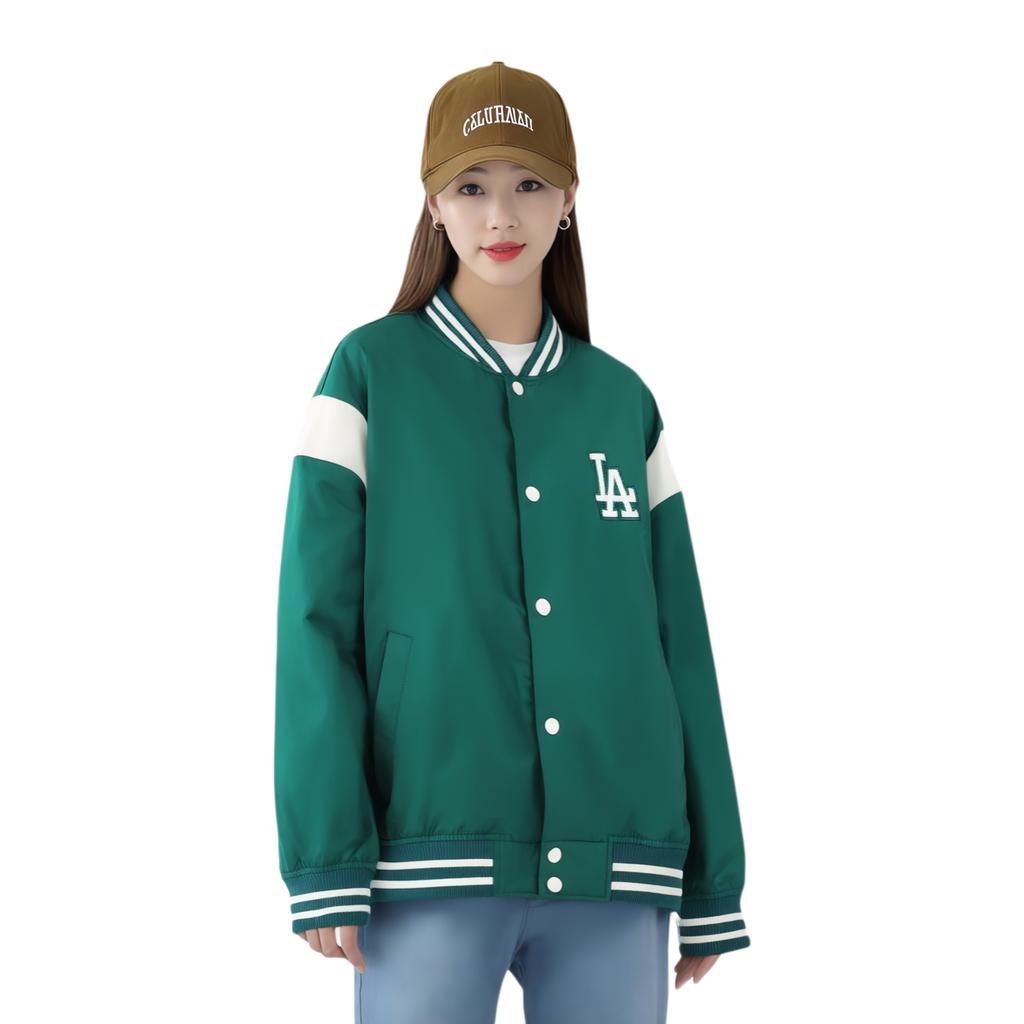 MLB SS24 Los Angeles Dodgers Baseball Jacket Unisex Green 3AJPV0641-07GND