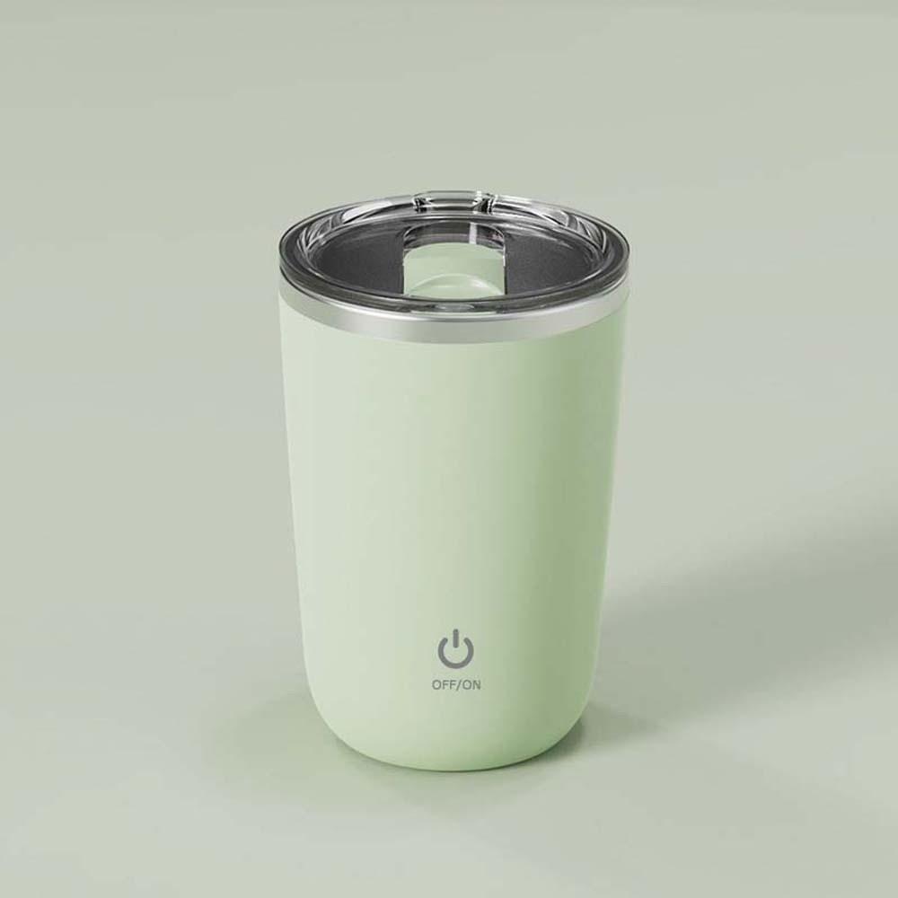 304 Stainless Steel Electric Mixing Cup Auto Rotate Stirring Coffee Cup  Home Office