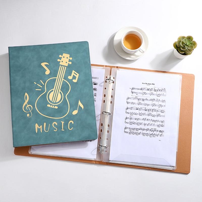 Paper Document Storage Folder Music Sheet File Holder Home School Office Supplies Piano Score Folder A4 Size 40 Pockets