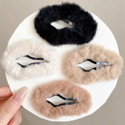 Plüsch-Haarspange mit Wolke - Geformtes Design für gebrochenes Haar an der Seite zum Einklipsen am Hinterkopf für Frauen BB-Clip für den Herbst