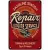Metal Tin Signs Plaque Pinup Garage Service Wall Decoration Vintage Posters Iron Painting for Man Cave Home Cafe Garage Club Bar