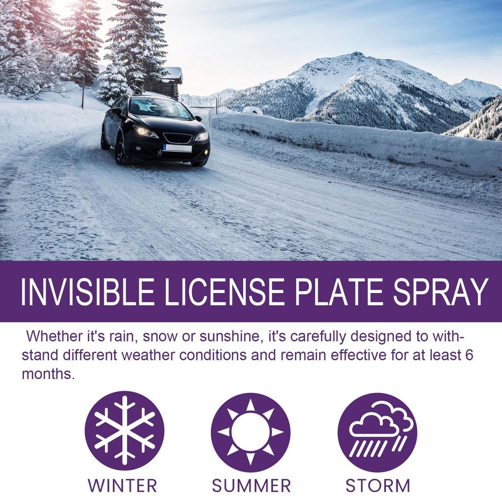 Stealth Car Plate Secure Bodyguard Spray 50ml