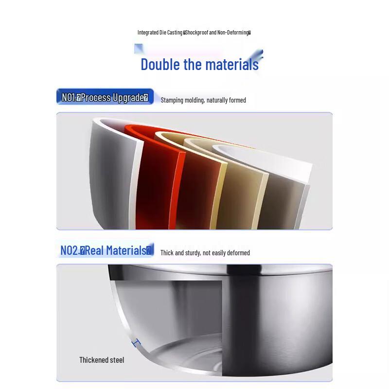 Shuang Qiang 304 Stainless Steel Food-Grade Colander