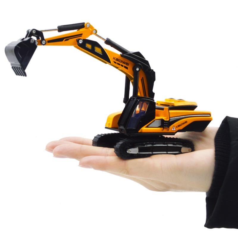Premium 187 Alloy Diecast Excavator Toys With Classic Engineering Design