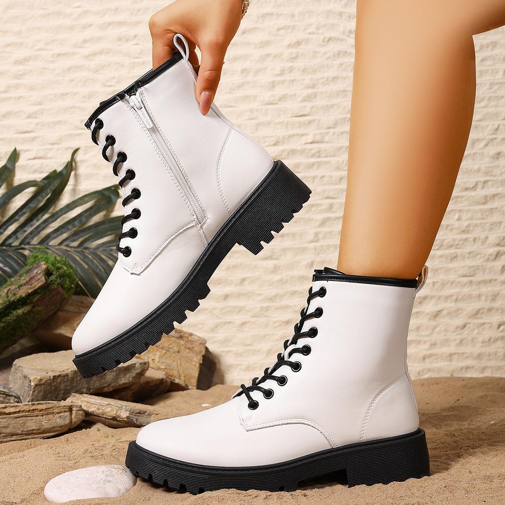 Winter Round Toe Thick Soled Non Slip Comfortable Casual Women's Boots Fashionable New Style Elegant Sexy Midsole Cycling Boots