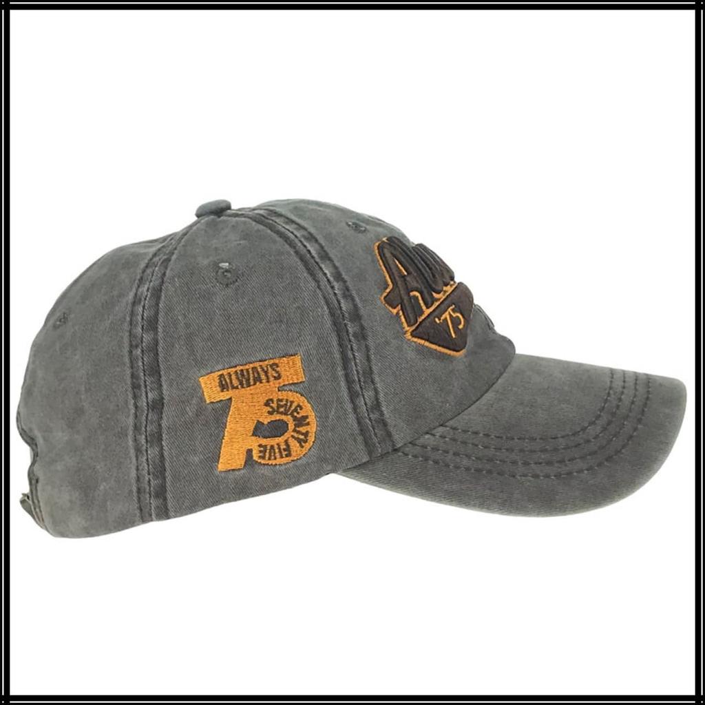 Hut Kappe Besticktes Logo Design Verstellbar Lässig Mode Männer Frauen CZA372 [White Fang] (Schwarz)