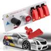 12V Racing Car Ignition Switch Panel Engine Start LED Push Button Toggle Panel