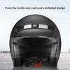 BYB/701M3C 3C Certified Motorcycle Helmet for Electric Vehicles Retro Vintage Design All-Season Unisex Sizes M-XXL