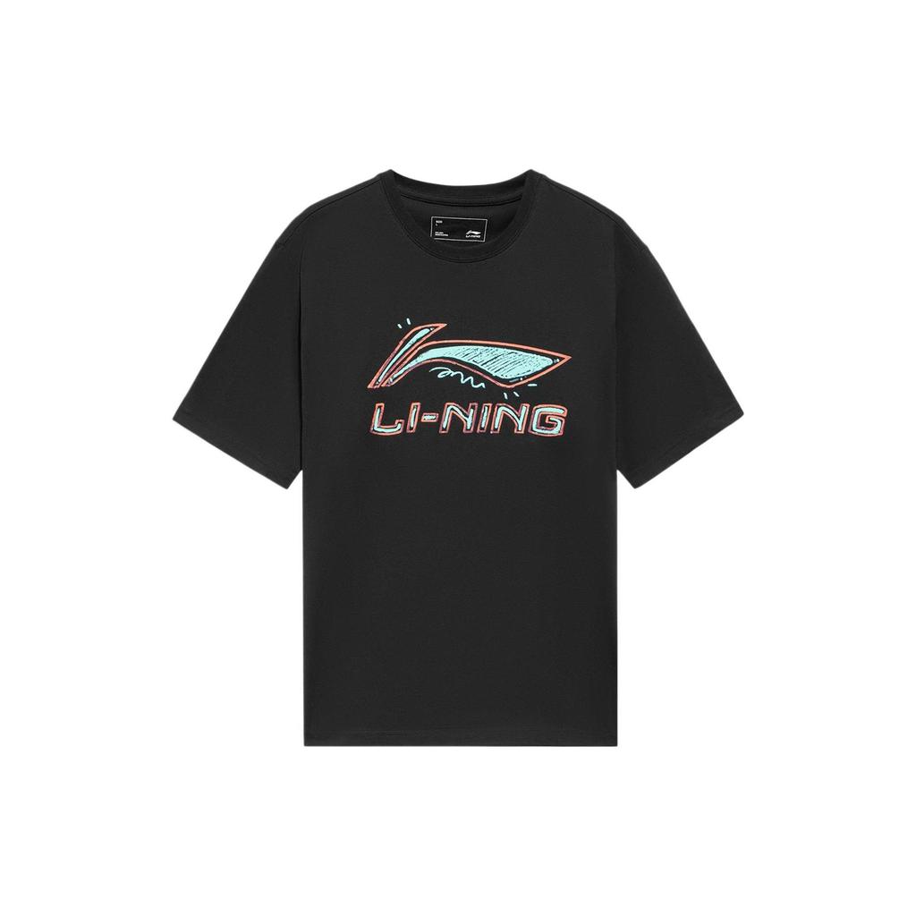 Li Ning Sports Fashion Collection T Shirt Men's Black AHSS879-1