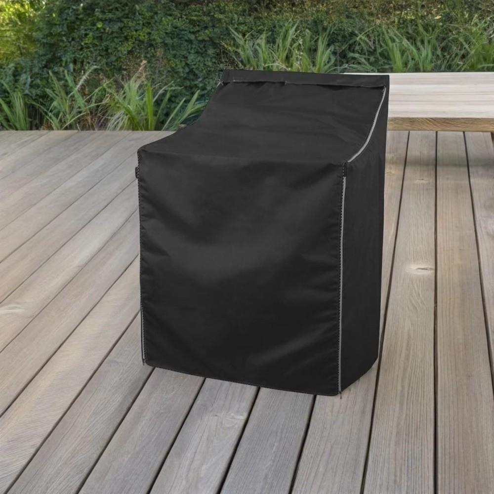 Wasserdichte Waschmaschinenabdeckung Staubdichte Trockenmaschinenschutz Abdeckung für Waschtrockner Haus Garten